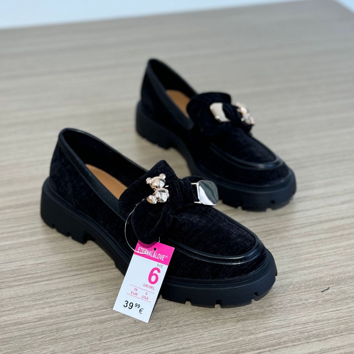 Women's Shoes Retro Round Toe Slip On Shoes Deep Mouthed Suede High Loafers_vogvips.com