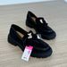 Women's Shoes Retro Round Toe Slip On Shoes Deep Mouthed Suede High Loafers_vogvips.com