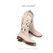 Pointed Toe Hollow Out Short For Women Ethnic Style New Thick Sole Mid-Calf Motorcycle Chunky Heel Versatile Western_vogvips.com