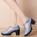 Cross-border Chunky Heel High-heeled Shoes For Women, Mary Jane Large Size Women's Shoes, Wedge Heel, Waterproof_vogvips.com