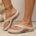 Flip-flops Women's Outerwear EVA Seaside Wear Beach Women's Pinch Sandals Beach Flip-flops_vogvips.com