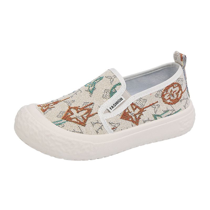 Little White Shoes Female Students Leisure Sports Versatile One Pedal Street Shooting_vogvips.com