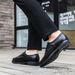 Classic Old Cowhide Three Joint Genuine Leather Men's Round Toe Work Online, Lace Up Security Shoes, Dad Shoes_vogvips.com