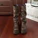 Round Platform Thick Sole British Style Versatile For Women 2025 Autumn Winter Slouch Big Toe Cuff Boots_vogvips.com