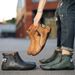 European Warm Series Autumn Winter New Plus Size Men's High-top Martin Boots With Cotton Lining And Zipper_vogvips.com