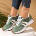 Thick Bottom Women Sneakers Fashion Casual Patchwork Leather Sport Shoes Lady Outdoor Active Comfort No Slip Running_vogvips.com