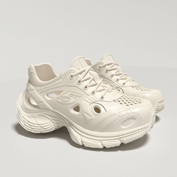 Thick-soled Hole Shoes 2025 New Summer Super Thick Outer Wear Non-slip And Deodorant Beach Bag Head Cool_vogvips.com