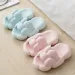 Slippers Bathing For Women Summer Thick Sole EVA High Elastic Korean Version Fashion Outwear Home Bathroom Couple Shoes_vogvips.com