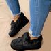 Women's Winter Plush Lined Slip-On Snow Boots With Thick Rubber Sole - Cozy Casual Shoes For Cold Weather In Multiple Colors & Sizes_vogvips.com