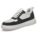 Elevator Height Increase Sneakers For Men 10cm Sports Casual Invisible Inner Heightening 8cm White Shoes_vogvips.com