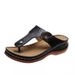 Women's Shoes Women's Sandals Large Size Spring And Summer New Fashion Wedge Heel Flip Flops Outdoor Beach Slippers Women's Shoes_vogvips.com