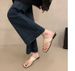 Metal Toe-post Sandals Women, 2026 New Model, High-end Feel, Super Popular In Summer, Suitable For Pairing With Skirts,_vogvips.com
