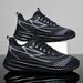 New Breathable Mesh Men Shoes Lightweight Comfortable Men Sneakers Fashions Lace Up Casual Shoes Flat Shoes Zapatillas Hombre_vogvips.com