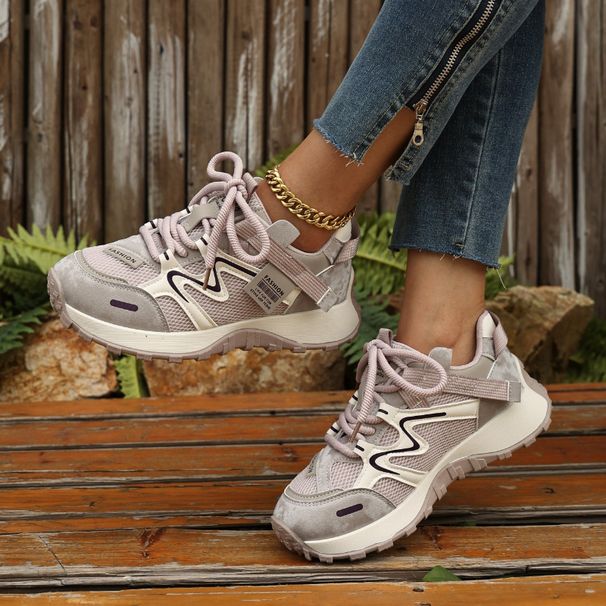 2026 New Comfortable Stylish Women's Shoes: Elegant Round-Toe Solid Color Sporty Casual Shoes For Spring And Autumn_vogvips.com