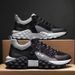 Leather-top waterproof daddy shoes men's platform elevating sports casual shoes men's fashion shoes_vogvips.com