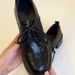 Leather Round Head Lace-up Loafers Commuting Thick Heel Small Leather Shoes Women's Single Shoes_vogvips.com