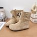 2025 Retro Mid-Calf For Women Autumn New Fashion Versatile Ugly Cute Big Toe Comfortable Flat Boots_vogvips.com