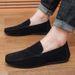 Unbeatable Quality New Bean Casual Leather Men, Soft Soled Driving, Lazy People To Step On Social Shoes For Men_vogvips.com