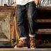 European Warm Series MRA Turn-down Collar Work Men's Winter British Style Denim High-top Leather Versatile Ankle Martin Boots_vogvips.com