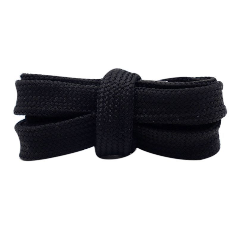 Shoelaces Widened 1.8cm Flat Polyester Solid Color Classic Wide Casual Shoes Sports Shoes_vogvips.com