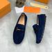 New Matte Metal Buckle Loafers For Men Lightweight Lazy Casual Genuine Leather Breathable Slip-On Shoes_vogvips.com