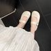 In Stock Mary Jane For Women 2025 Spring Summer Versatile Japanese College Style Soft Sole JK Ballet Height Increasing_vogvips.com