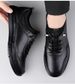 Casual Leather Shoes Men's Sports Shoes Casual Shoes Elastic Band Lazy Men's Shoes_vogvips.com