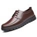 Suitable For All Seasons Single Genuine Fleece Lined Warm Cotton Casual Classic Middle-aged And Elderly Dad Men's Winter Leather Shoes_vogvips.com