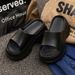 9cm Height Increasing Women's Shoes Outdoor Wear, Fashionable Trendy Versatile Beach Shoes, Comfortable For Long Walks,_vogvips.com