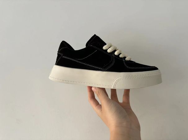 Small Niche Design Men's Autumn And Winter New Ins Trendy Versatile Casual Sports Thick Soled Black Board Shoes_vogvips.com