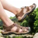 Genuine Summer Men's Outdoor Water Shoes Leather Sandals For Men_vogvips.com