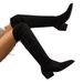 2025 Winter New Over-the-Knee Thick Long High Heel Slim Boots Suede Back Lace-Up_vogvips.com