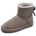2025 New Genuine Leather Snow Boots For Women, With Integrated Fur And Plush, Thickened Anti Slip Cotton Shoes, Northeast Outdoor Women's Shoes_vogvips.com