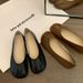 Jin Xing Qi Flat Gentle Evening Breeze Single Shoes For Women Soft Sole Comfortable French Style Loafers_vogvips.com