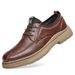 Spring New Casual For Men British Business Breathable Trendy Cotton Soft Leather Shoes_vogvips.com