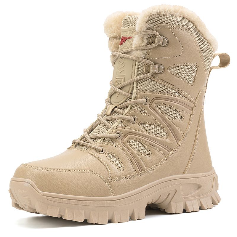 Snow Boots With Thick Fleece And Warm Ski Shoes, Cotton Boots_vogvips.com