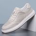 First Layer Cowhide White New Business Casual Leather Shoes Men's Youth Versatile British Style Breathable Sneakers_vogvips.com