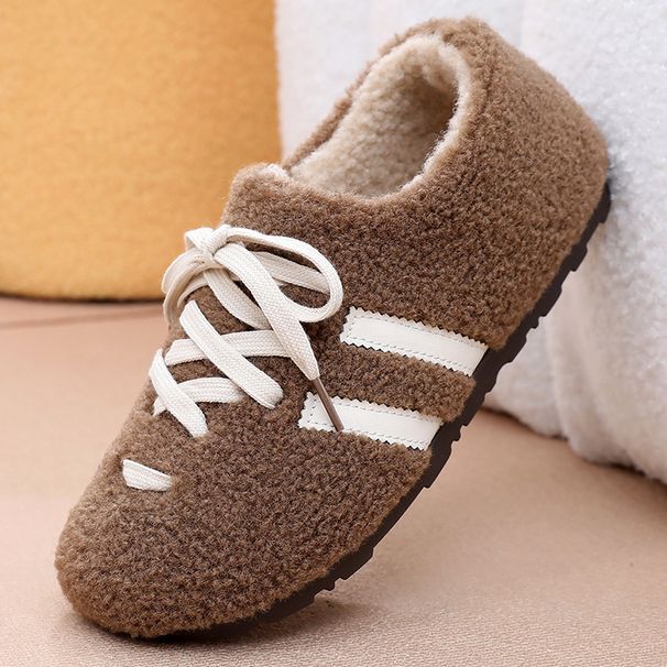 Shoes Women's Fleece Lined Cotton Shoes Warm Stylish Retro Forrest Gump Style Autumn Winter Popular Shoes For Formal & Casual_vogvips.com
