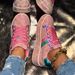 Women's Casual Starry Rhinestone Shoes Rainbow Design Trendy Color Matching Autumn Style European Goods Board Shoes_vogvips.com