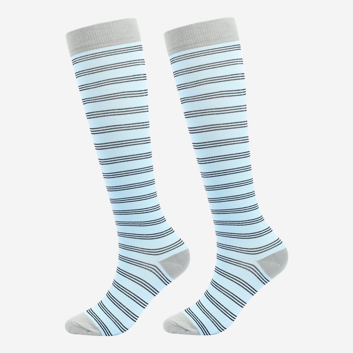 sports elastic compression socks spring and summer new professional sports socks running socks women's anti slip sweat absorbent long tube pressure_vogvips.com