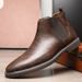 European Warm Series Spring And Autumn New British Style Men's Martin Leather Youth Non-Slip Breathable Versatile Short Boots_vogvips.com