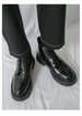 Large Size Men's Platform Heightening Martin Boots High-top Versatile Casual Leather Shoes Men's Shoes_vogvips.com