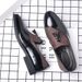 Mens 2024 New Casual Men Business Dress Leather Shoes Trend Versatile Loafers Pointed Toe Slip-On_vogvips.com