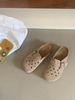 Women's Suede Clogs With Adjustable Strap Fashion Cork Footbed Genuine Leather Mules Outdoof New Slip On Potato Shoes_vogvips.com