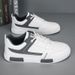 Men's Spring New Breathable Little White Student Trend Versatile Cloth Flat Bottom Casual Board Shoes Male_vogvips.com