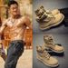 European Warm Series Spring Martin Mid-Top Men's Versatile Breathable Single High-Top Work Shoes British Style Ankle Boots Trendy_vogvips.com