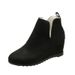 2024 Flat Wedge Boots For Women, Independent Stand, Plus Size, Suede Short Women's Boots, Wholesale, Autumn Winter_vogvips.com