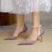 31-44 Size Zzz-zud Summer Sandals Hollow Pointed Toe Shallow Mouth Stiletto High Heels Versatile Single Shoes For Women_vogvips.com