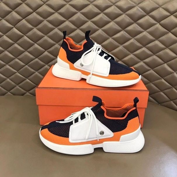Men's Fashion Sports Casual Cushioning Lightweight Breathable Trendy Versatile Knit Patchwork Trend Shoes_vogvips.com
