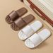 Portable Travel Slippers For Men Women Foldable Eva Hotel Room Slides Couple Shoes Beach Sandals Lightweight Casual Slippers_vogvips.com